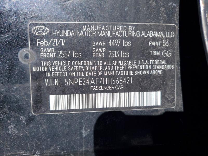 2017 Hyundai Sonata se