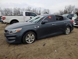 KIA Optima salvage cars for sale: 2016 KIA Optima lx