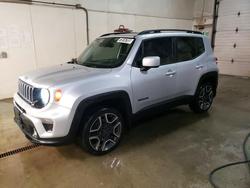 Jeep salvage cars for sale: 2019 Jeep Renegade Latitude