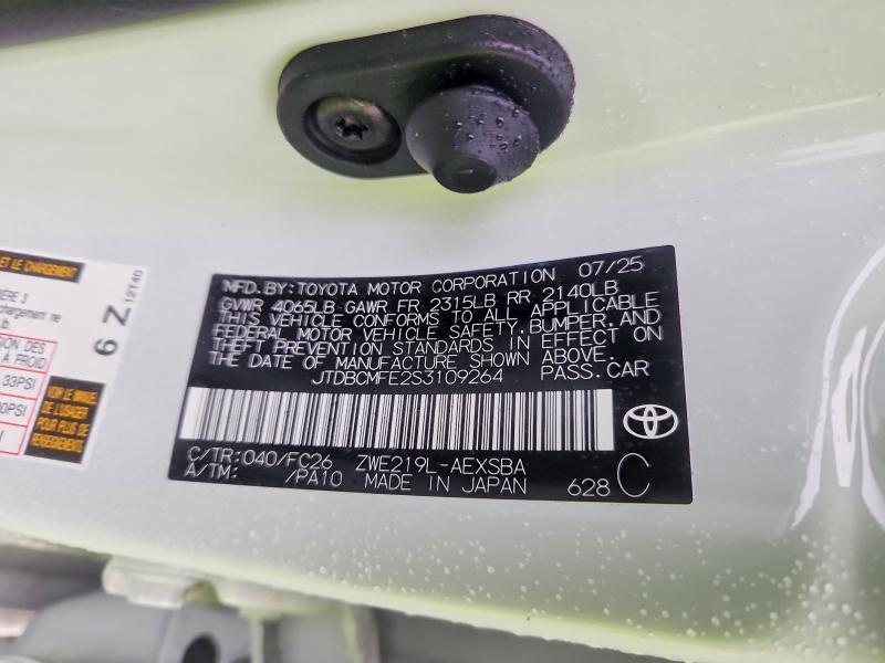 2025 Toyota Corolla Hybrid se