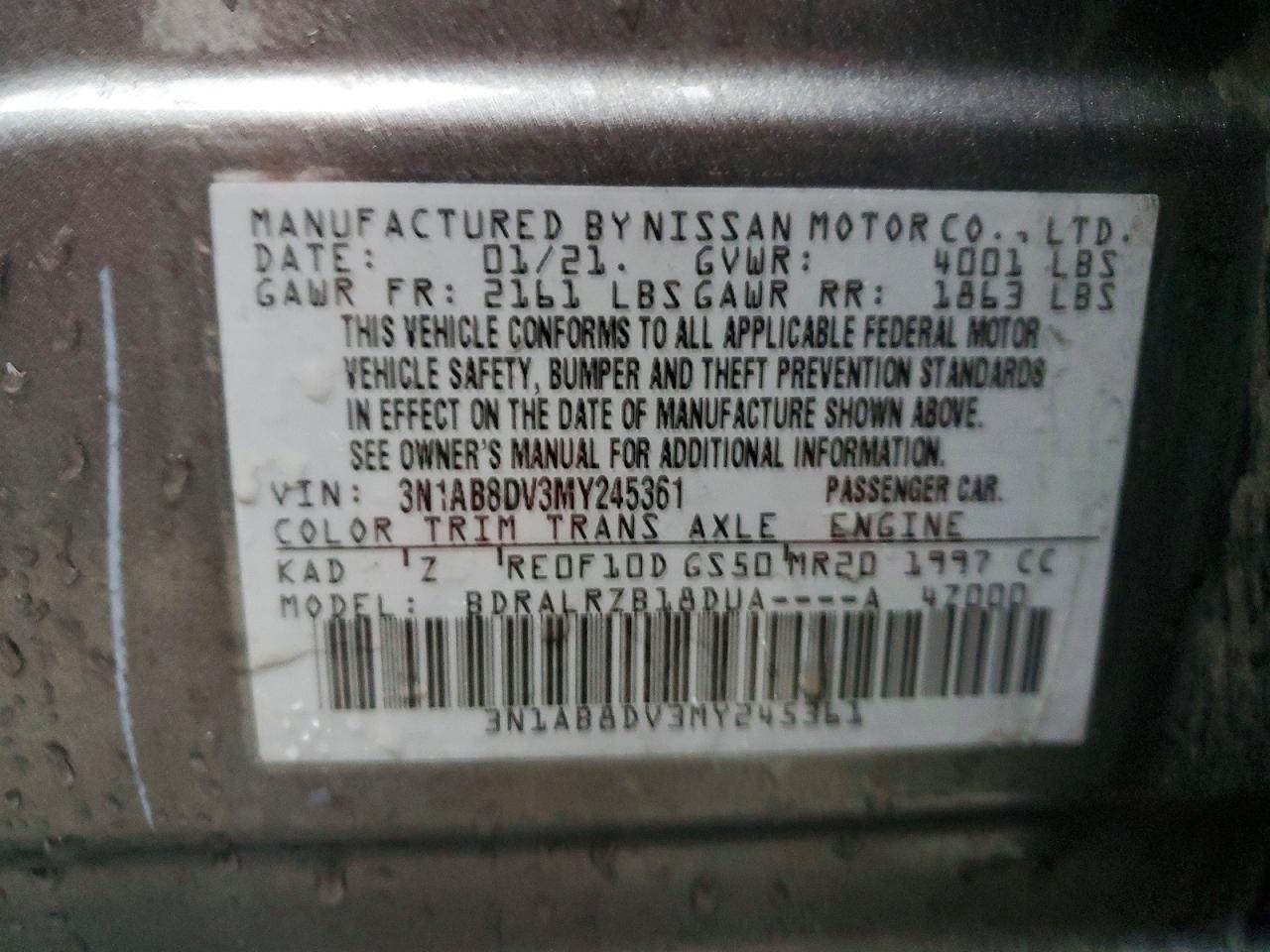 2021 Nissan Sentra sr