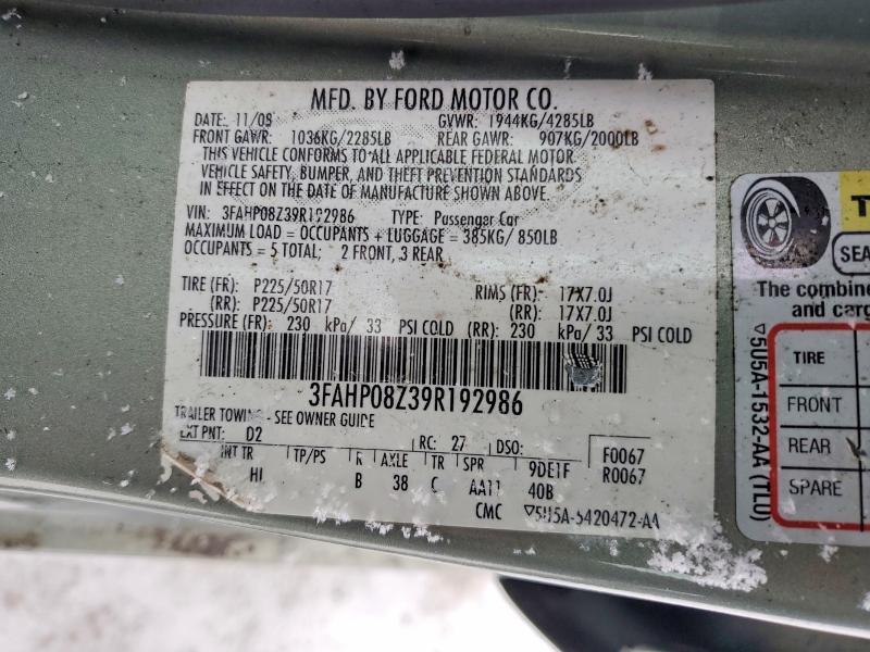 2009 Ford Fusion sel