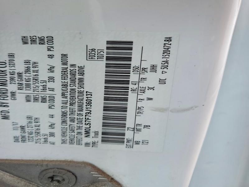 2018 Ford Transit Connect XLT