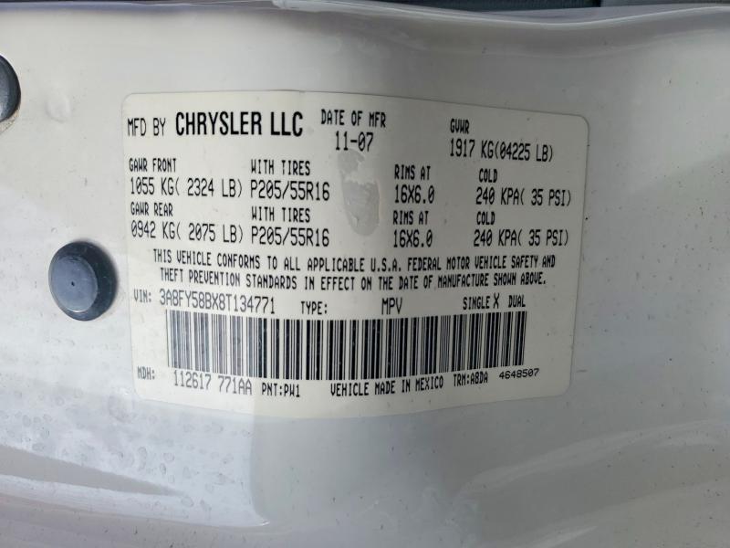 2008 Chrysler Pt Cruiser Touring