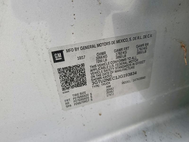 2018 GMC Sierra K1500 slt