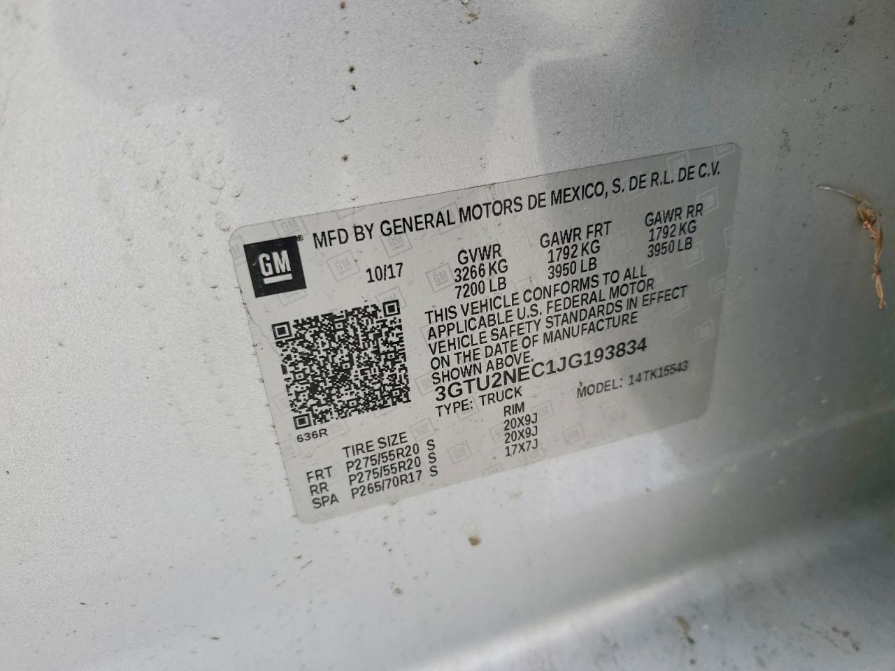 2018 GMC Sierra K1500 slt