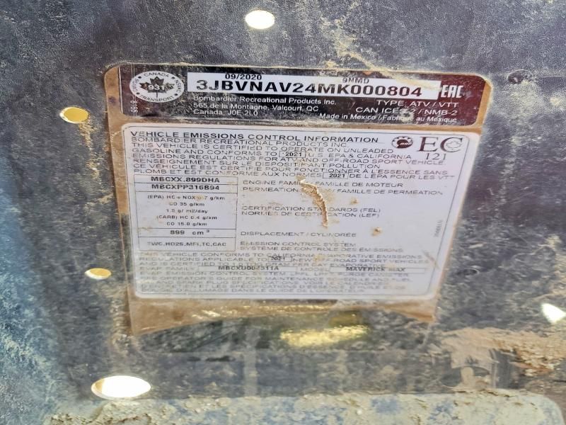 2021 Can-Am Maverick X3 Utility Vehicle