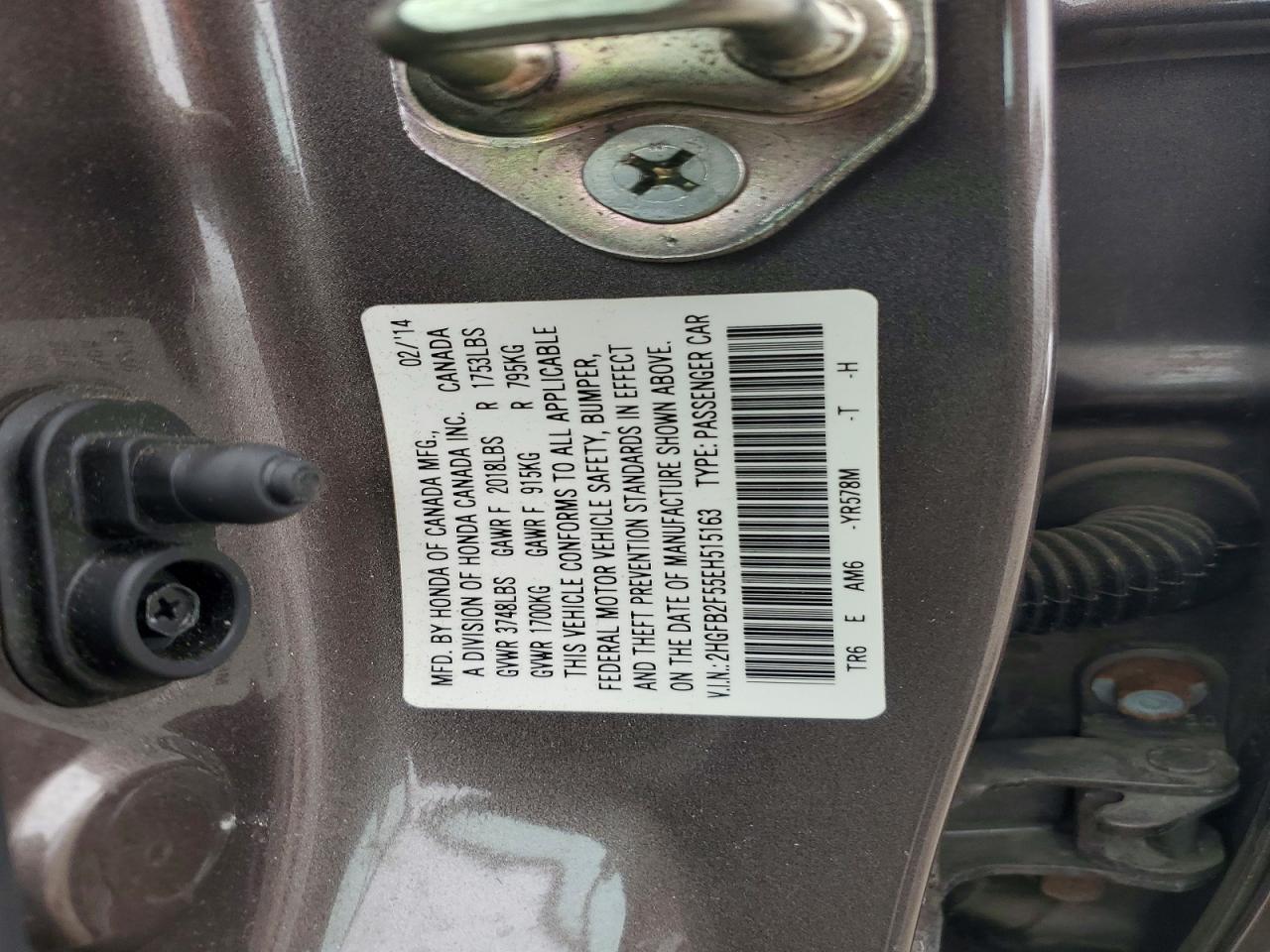 2014 Honda Civic lx
