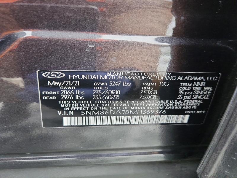 2021 Hyundai Santa fe sel