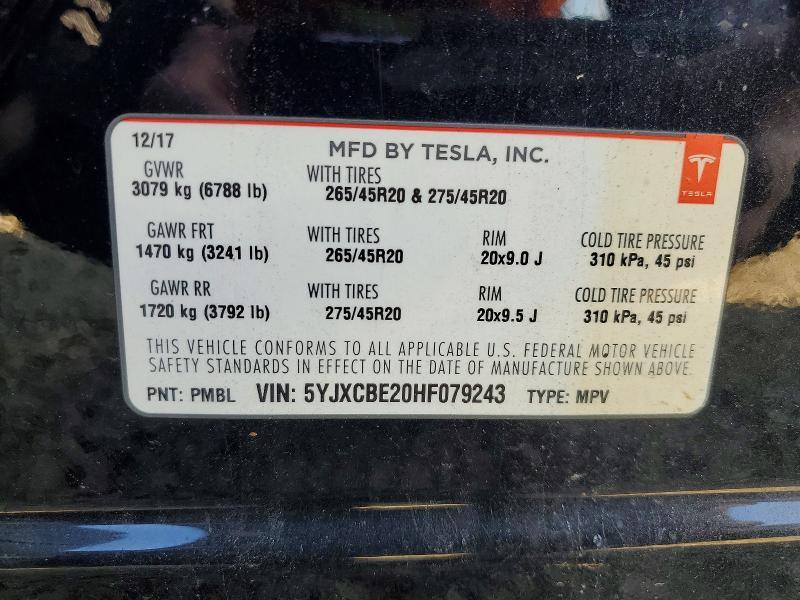 2017 Tesla Model x