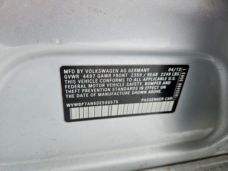 2013 Volkswagen Cc Sport