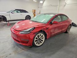 Tesla Model 3 salvage cars for sale: 2022 Tesla Model 3
