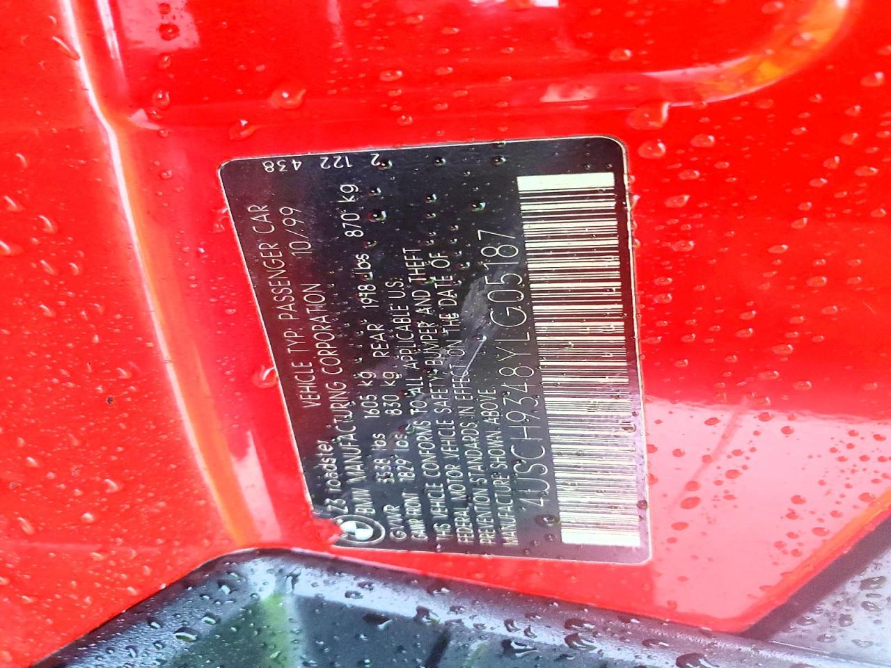 2000 BMW Z3 2.3
