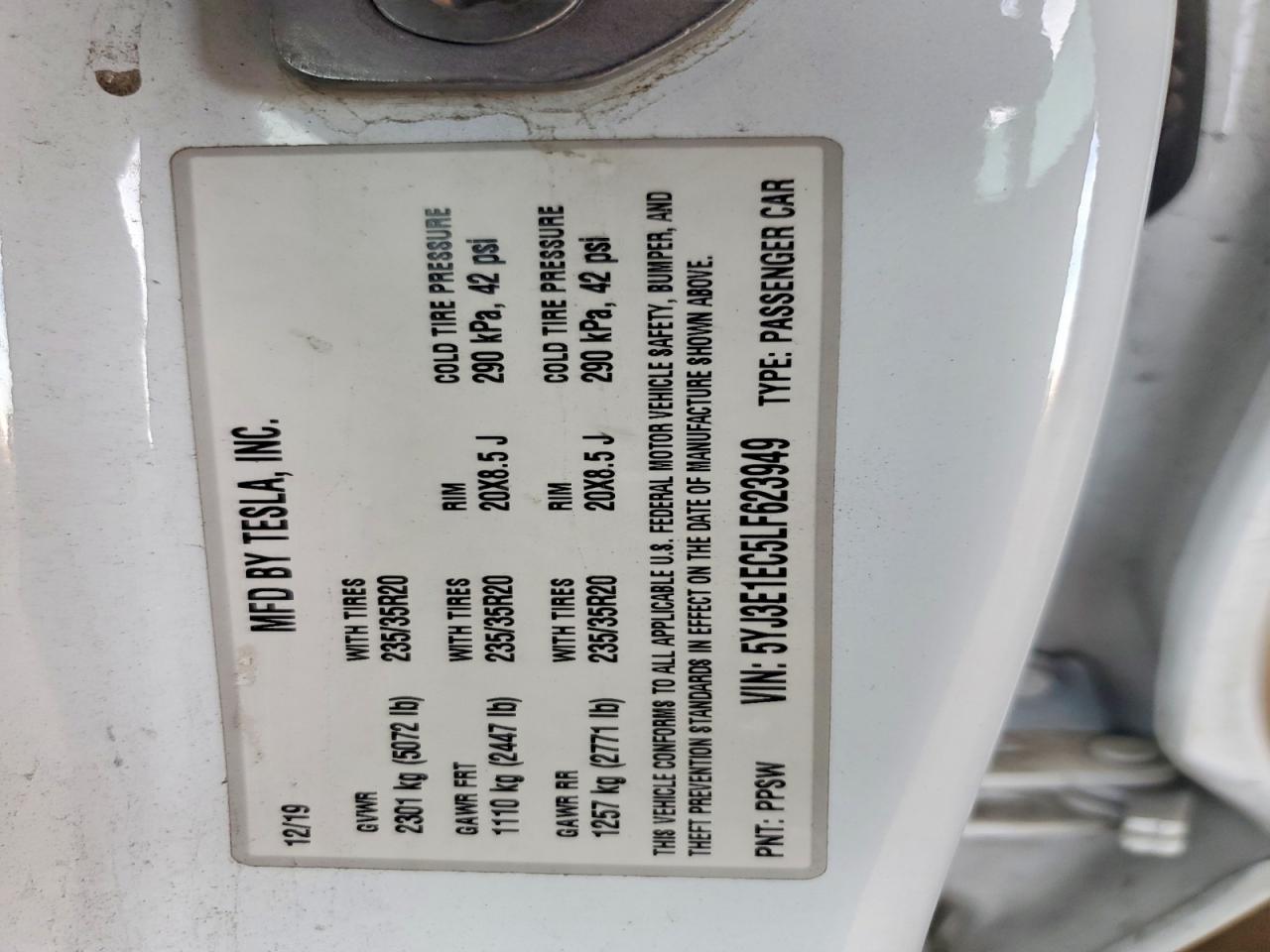 2020 Tesla Model 3