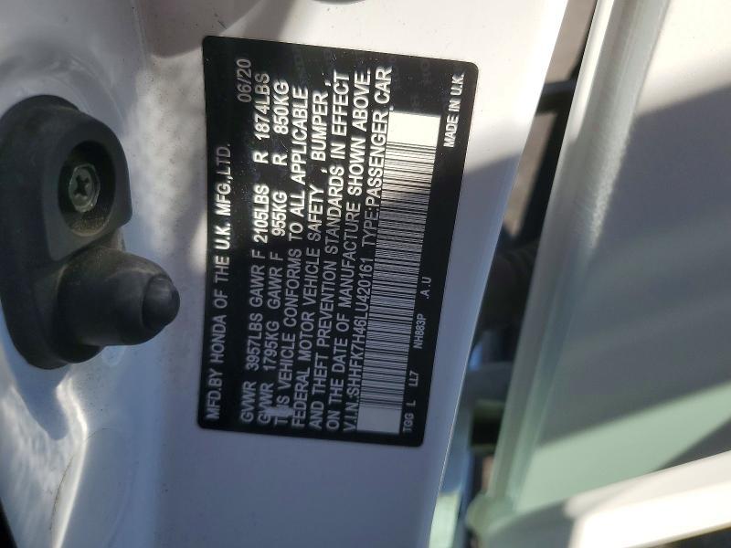 2020 Honda Civic Sport