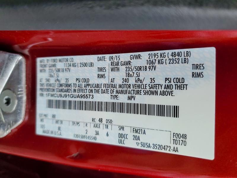 2016 Ford Escape Titanium