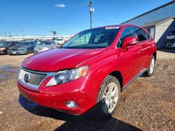 Lexus salvage cars for sale: 2011 Lexus Rx 450h