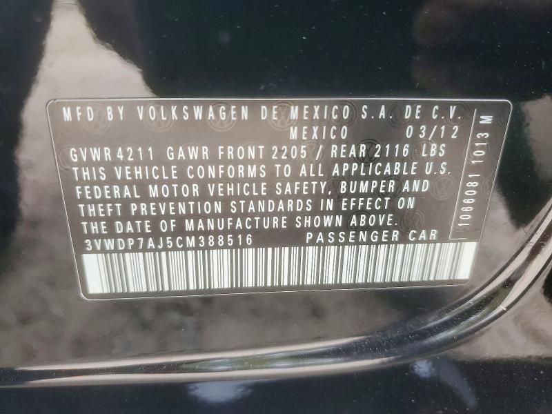 2012 Volkswagen Jetta se