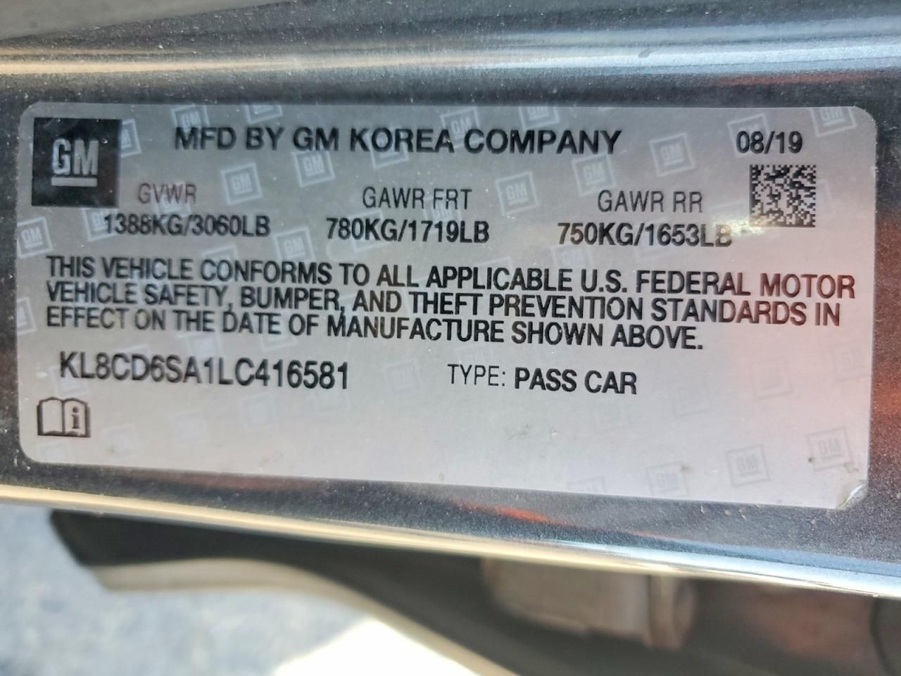 2020 Chevrolet Spark 1LT