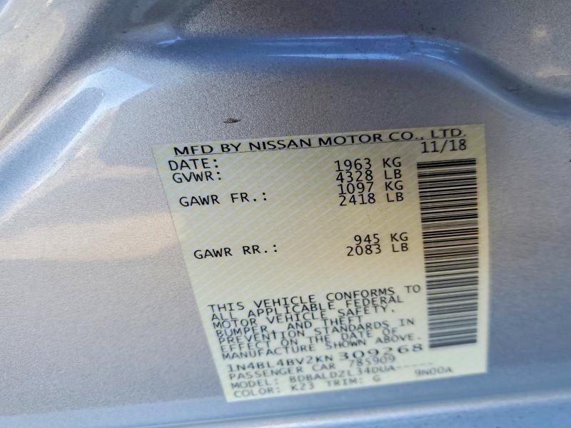 2019 Nissan Altima 2.5 s