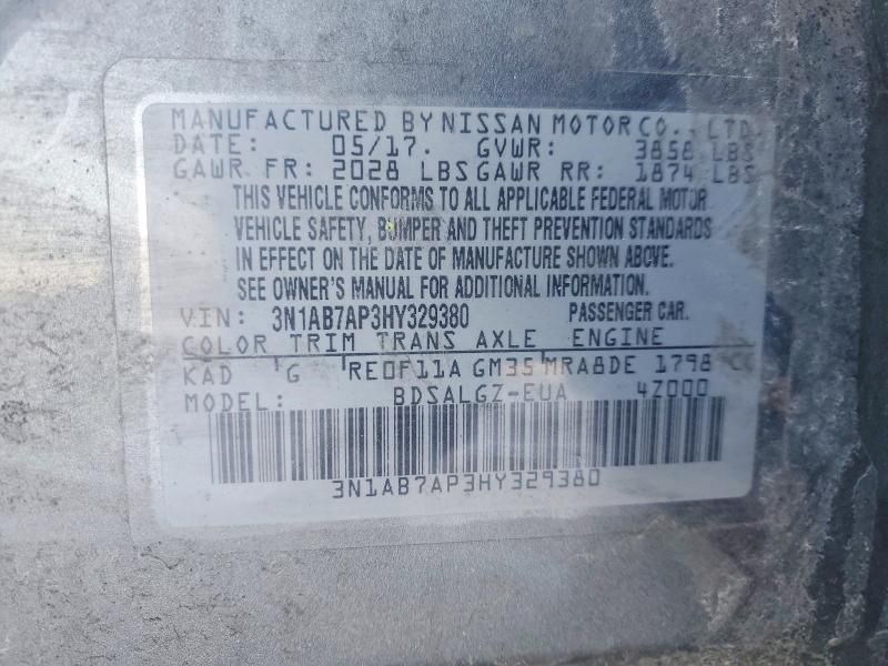 2017 Nissan Sentra s