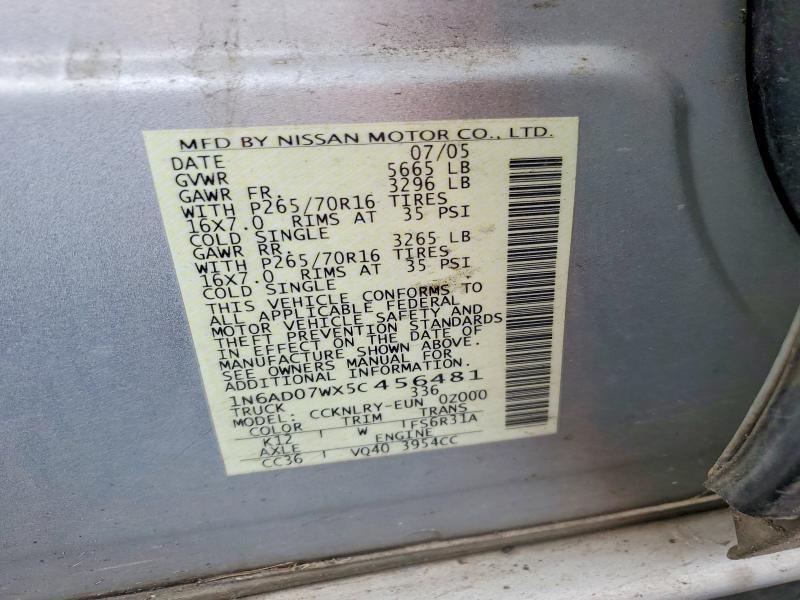2005 Niss Frontier