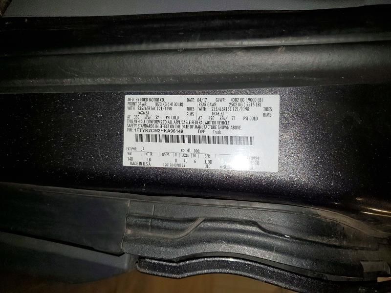 2017 Ford Transit 250 Delivery Van