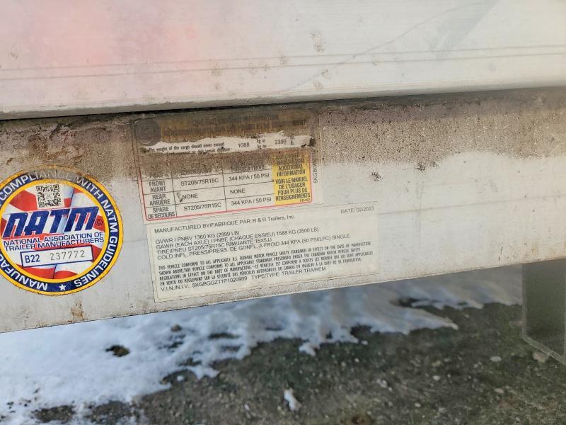 2023 R & R Utility Trailer