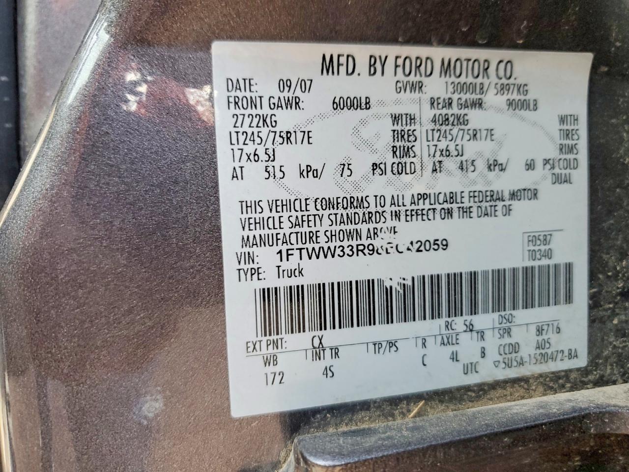 2008 Ford F350 Super Duty