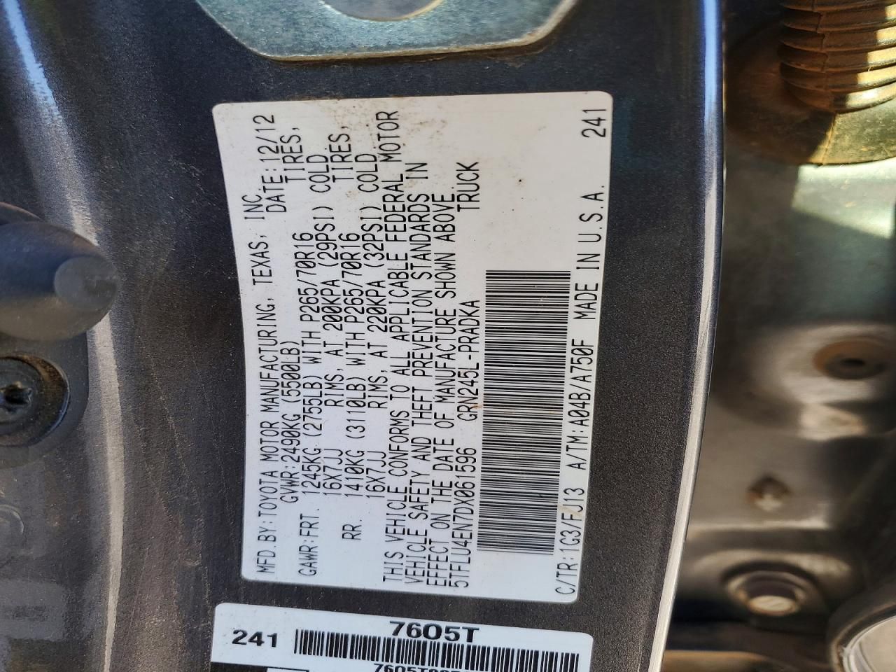 2013 Toyota Tacoma Double cab