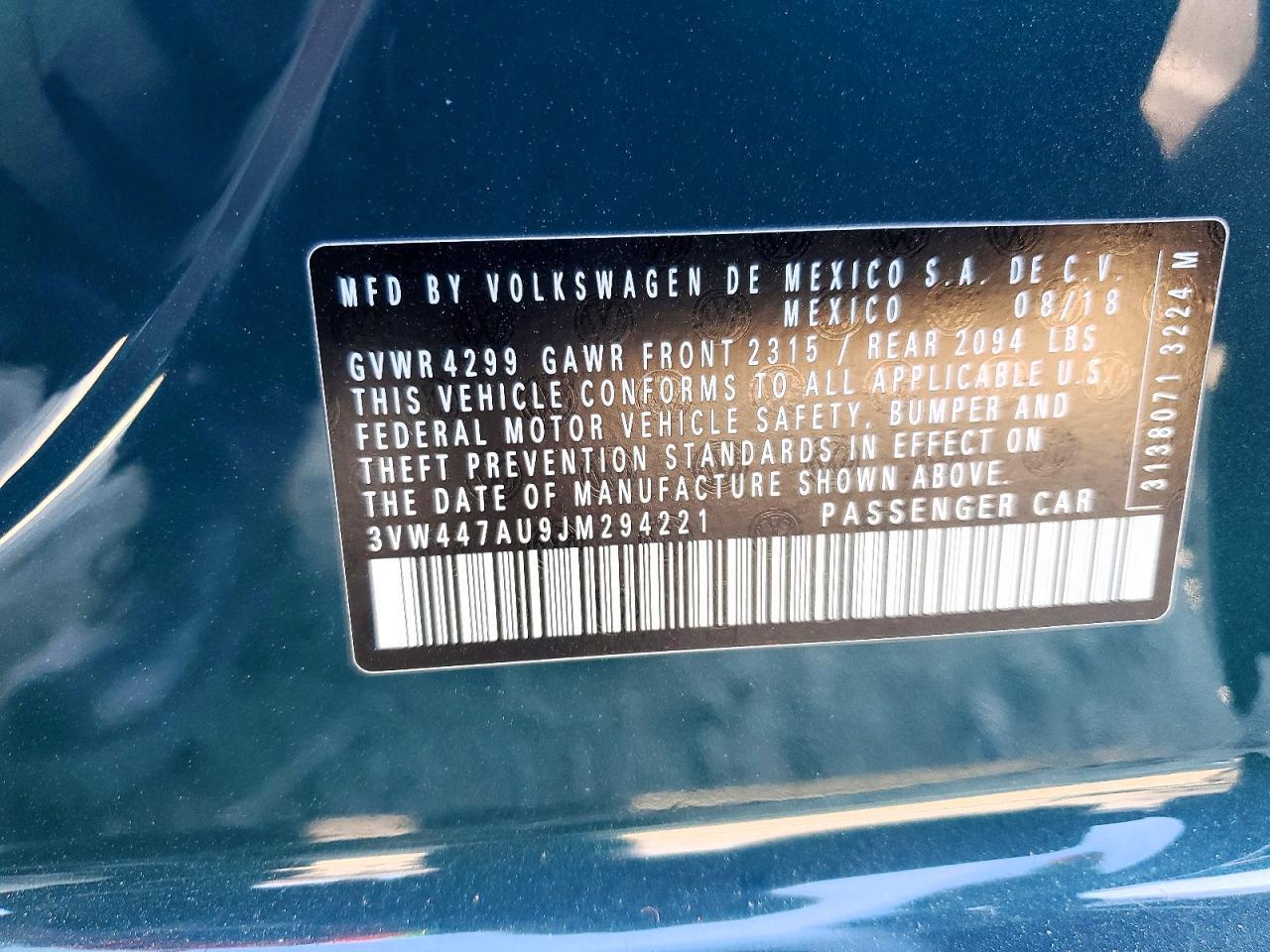 2018 Volkswagen Gti S/se