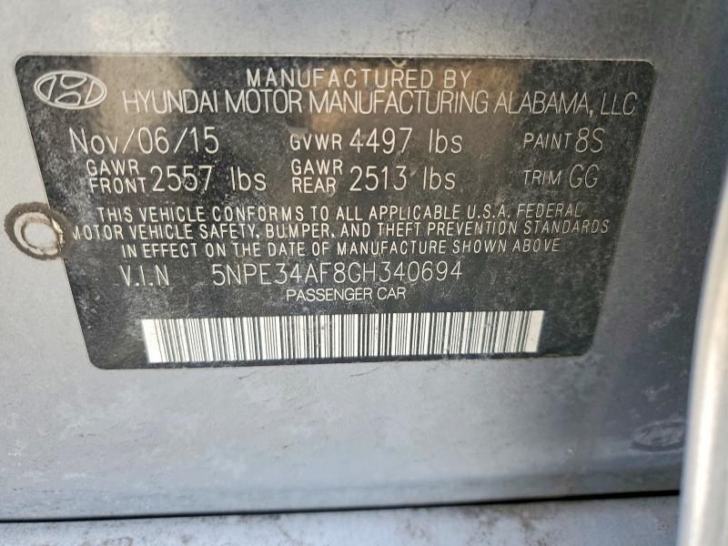 2016 Hyundai Sonata Sport