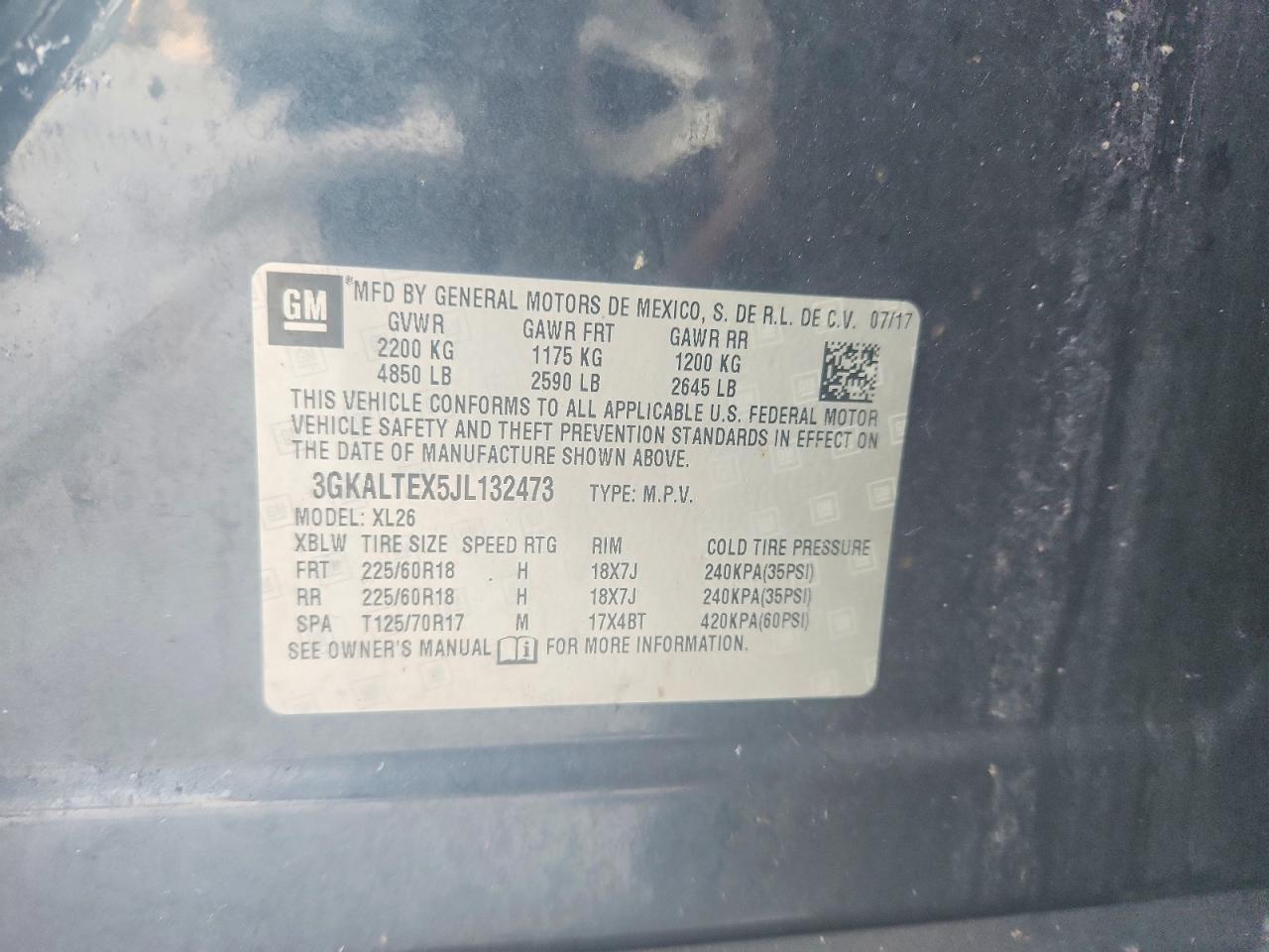 2018 GMC Terrain sle