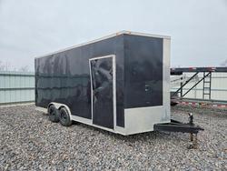 Salvage trucks for sale at Pekin, IL auction: 2022 Eagle Cargo 8.5X18TA3 Enclosed Cargo Trailer