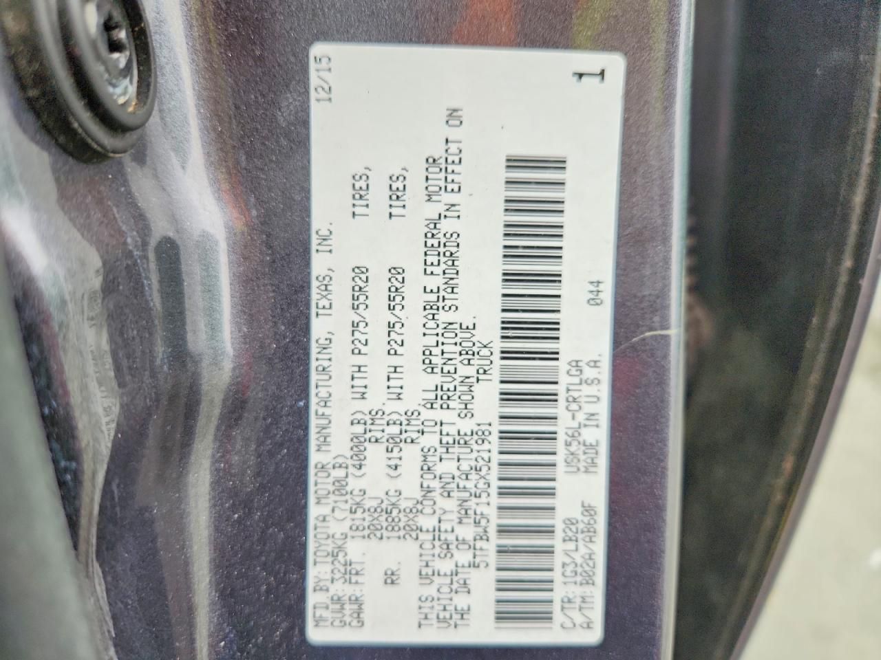 2016 Toyota Tundra Double Cab Limited