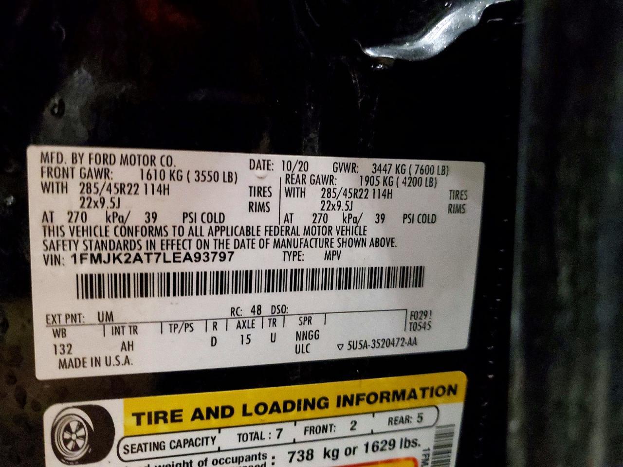 2020 Ford Expedition max Limited