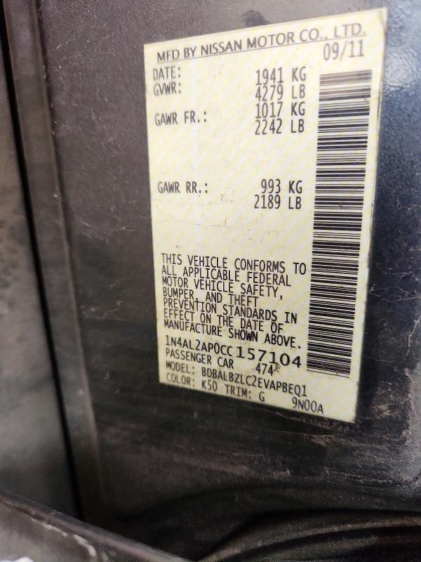 2012 Nissan Altima Base