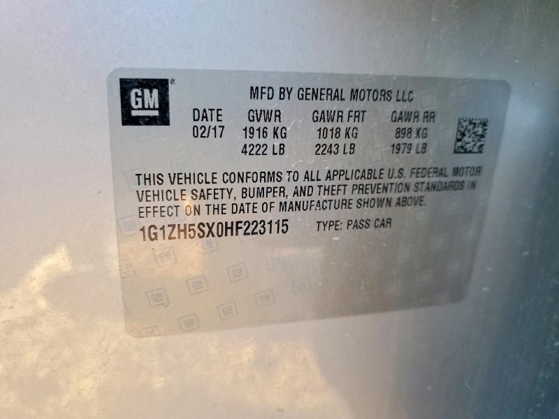 2017 Chevrolet Malibu Premier