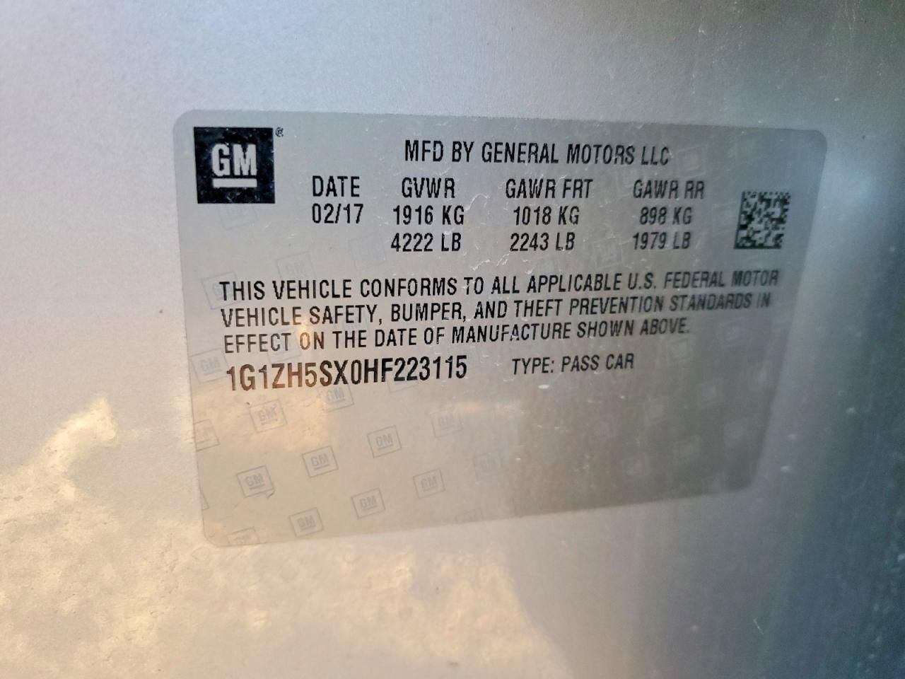 2017 Chevrolet Malibu Premier