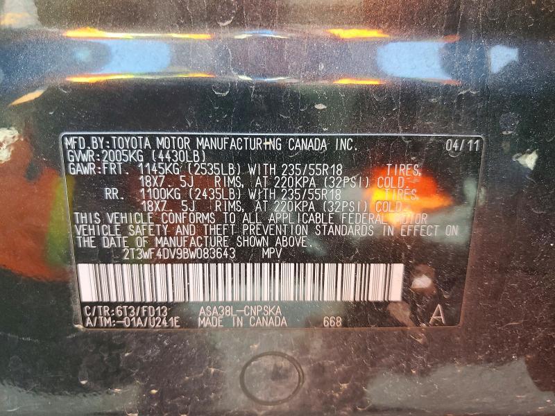 2011 Toyota Rav4 Sport