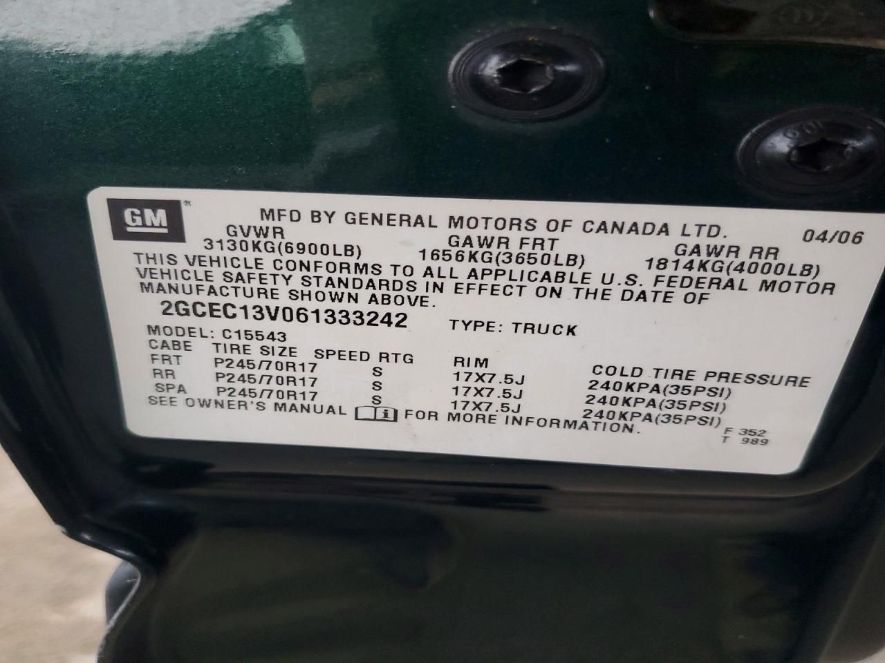 2006 Chevrolet Silverado C1500