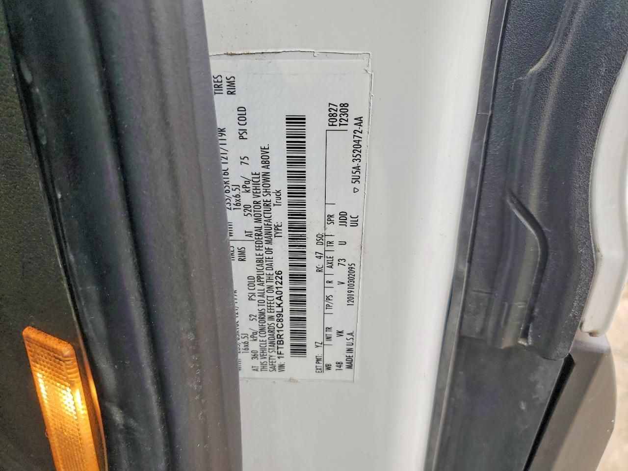 2020 Ford Transit T-250 Utility / Service Van