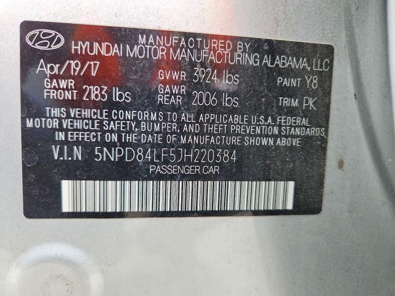 2018 Hyundai Elantra sel