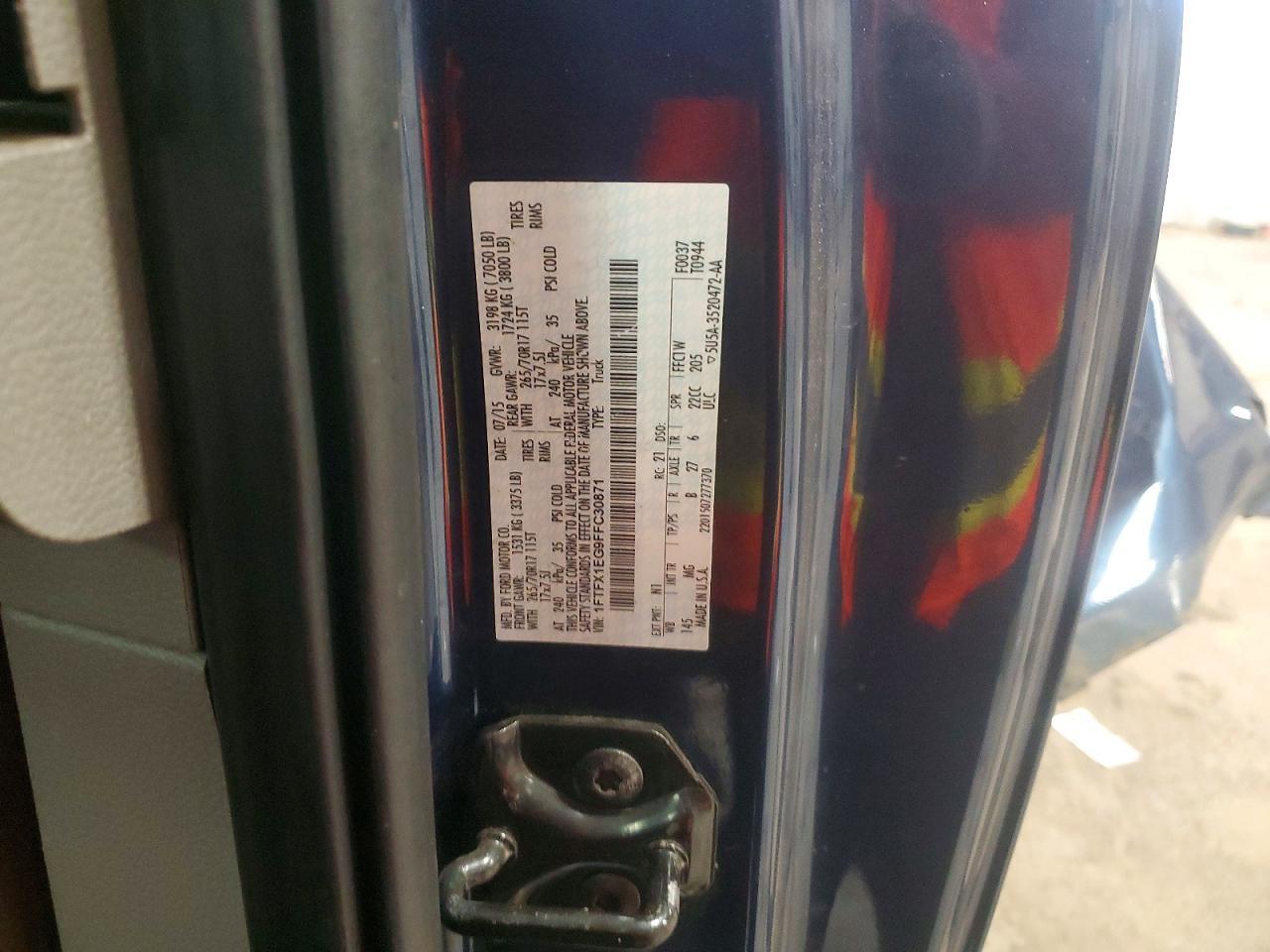 2015 Ford F150 Super cab