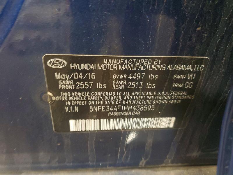 2017 Hyundai Sonata Sport