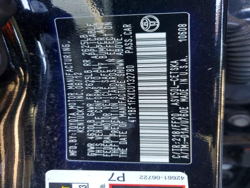 2012 Toyota Camry Base