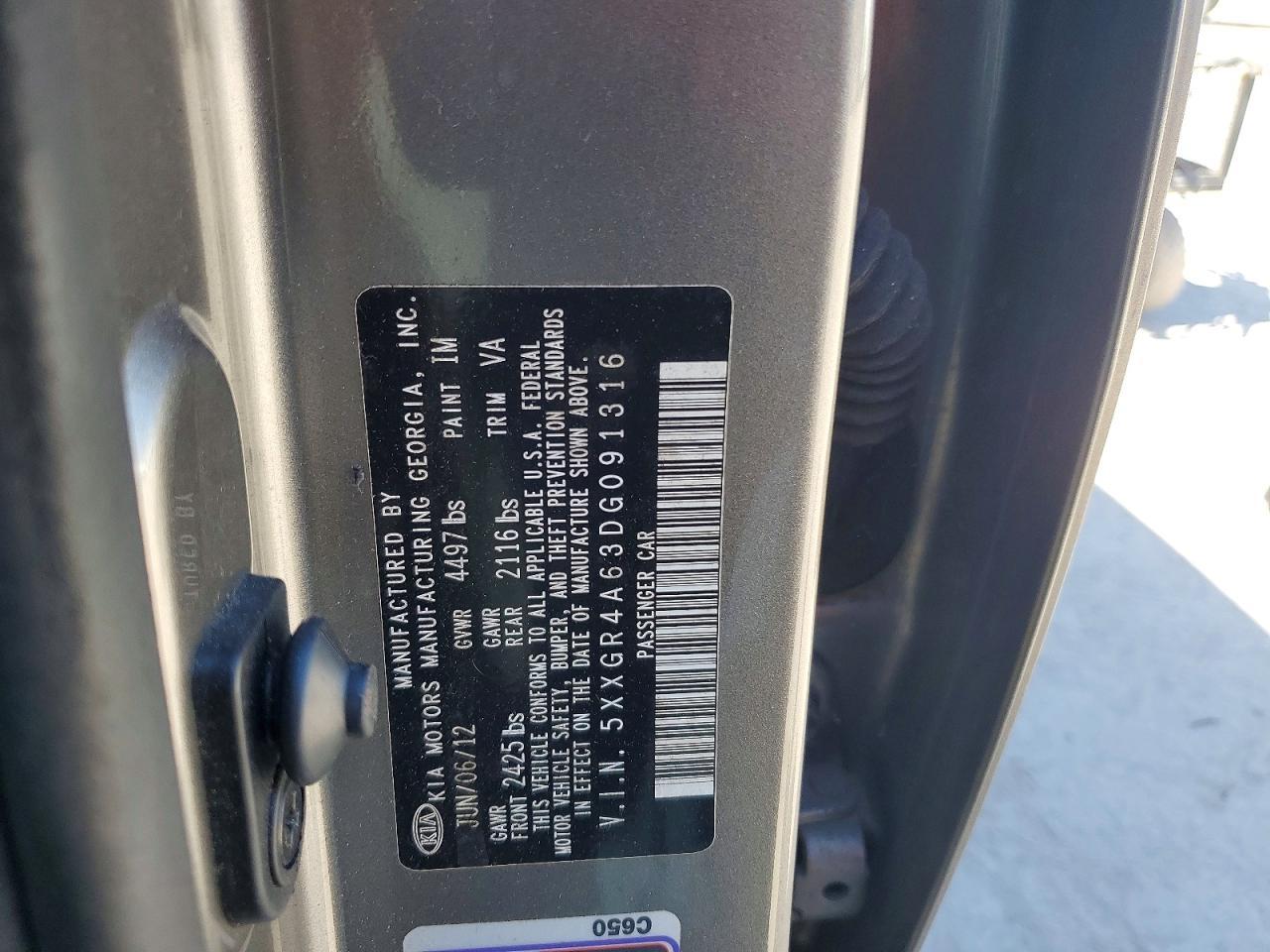 2013 KIA Optima sx