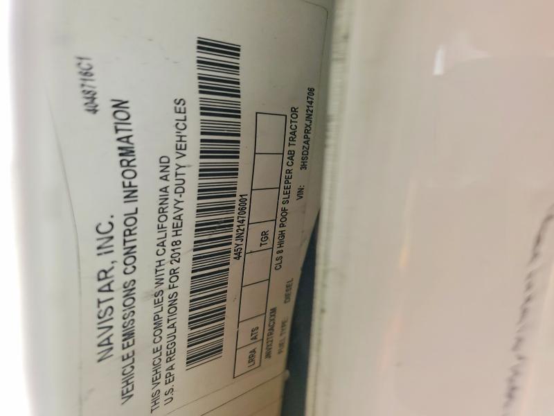 2018 International LT625 Semi Truck