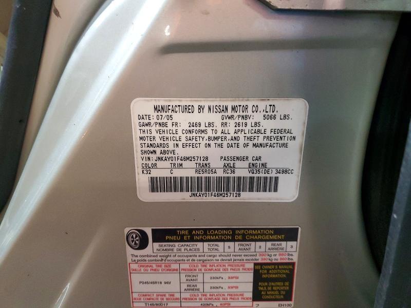 2006 Infiniti M35 Base