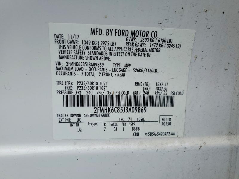 2018 Ford Flex sel